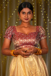 Eye of Heaven Banarasi Puff Sleeve Blouse