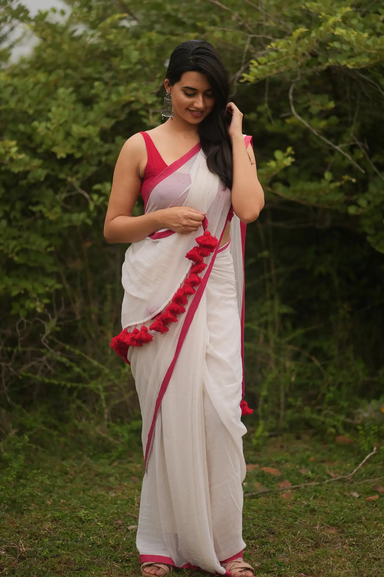 Fiona in the Vallies Saree