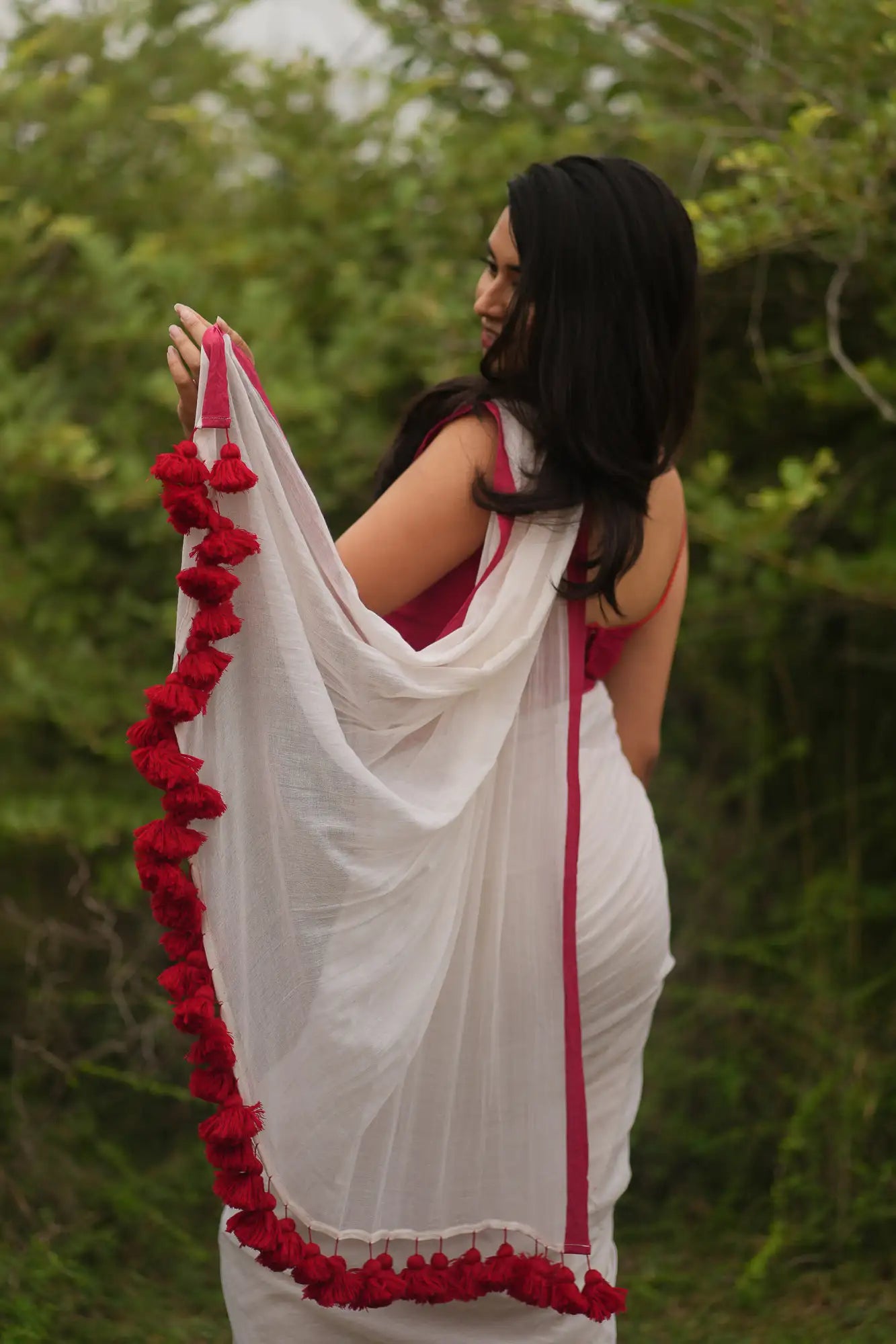 Fiona in the Vallies Saree
