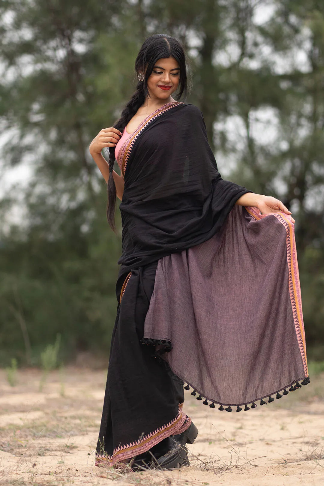 Under the Moonlight Saree