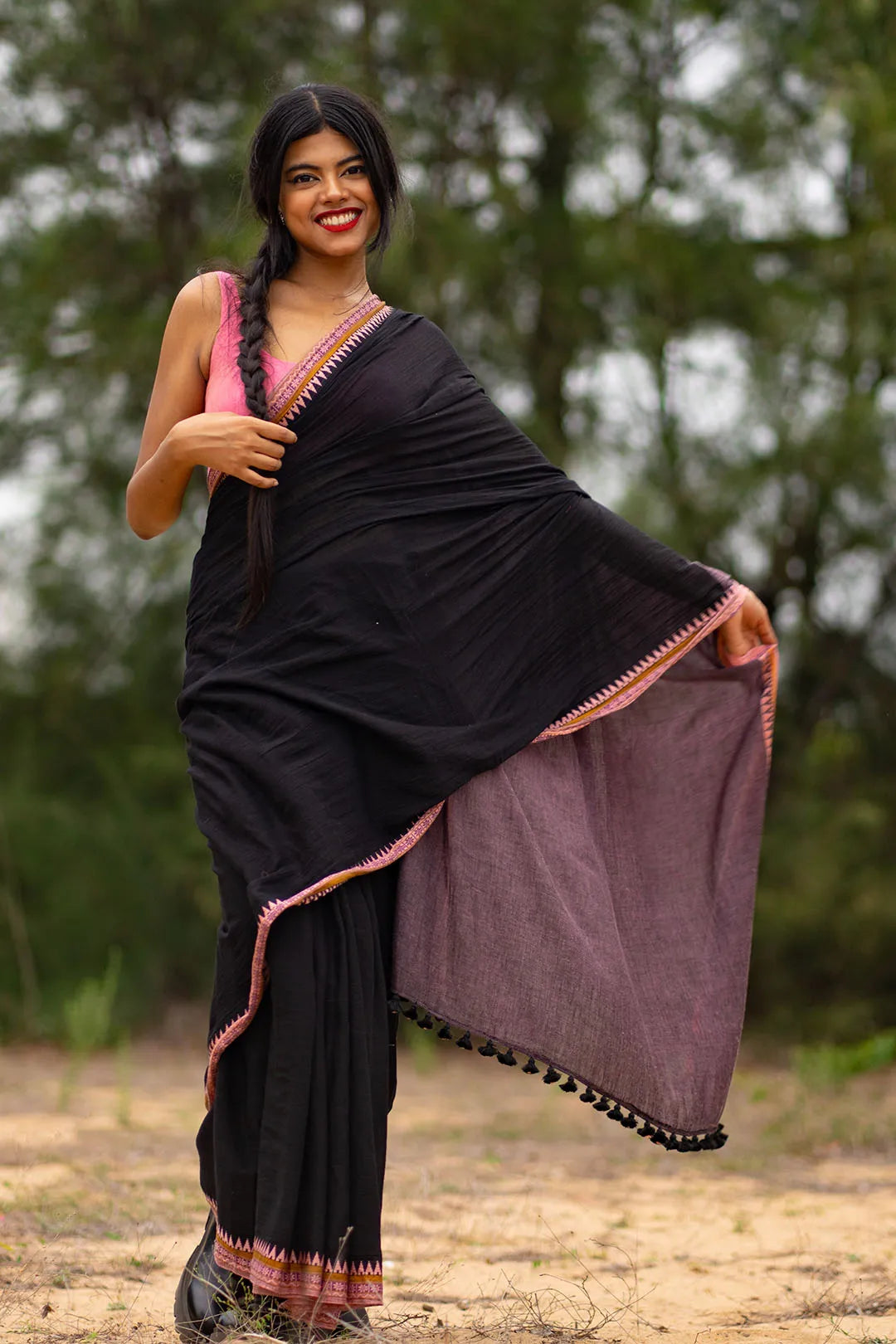 Under the Moonlight Saree