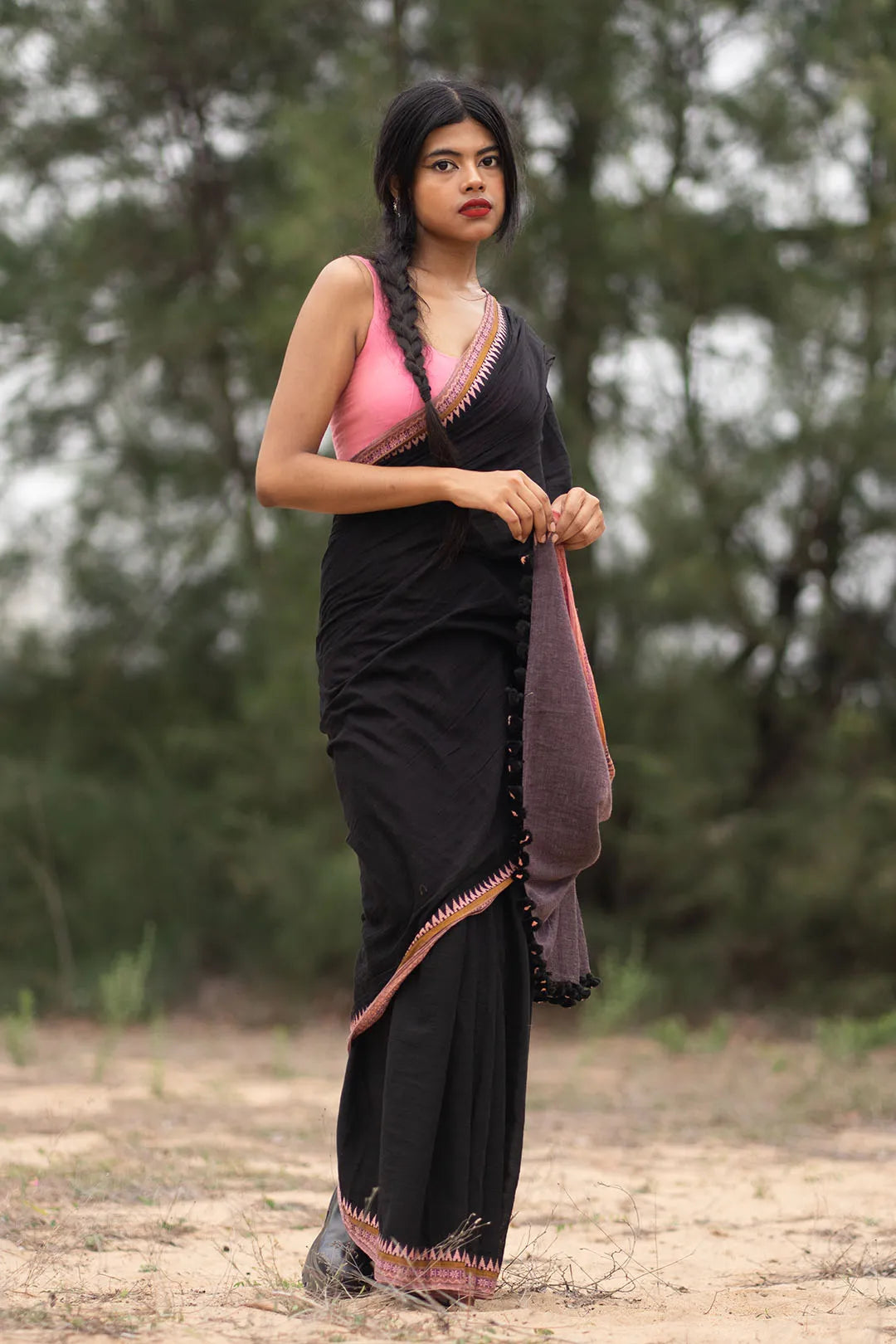 Under the Moonlight Saree
