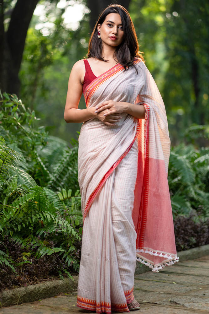 Buy Designer Indian Sarees Online - Sundraii Handmade