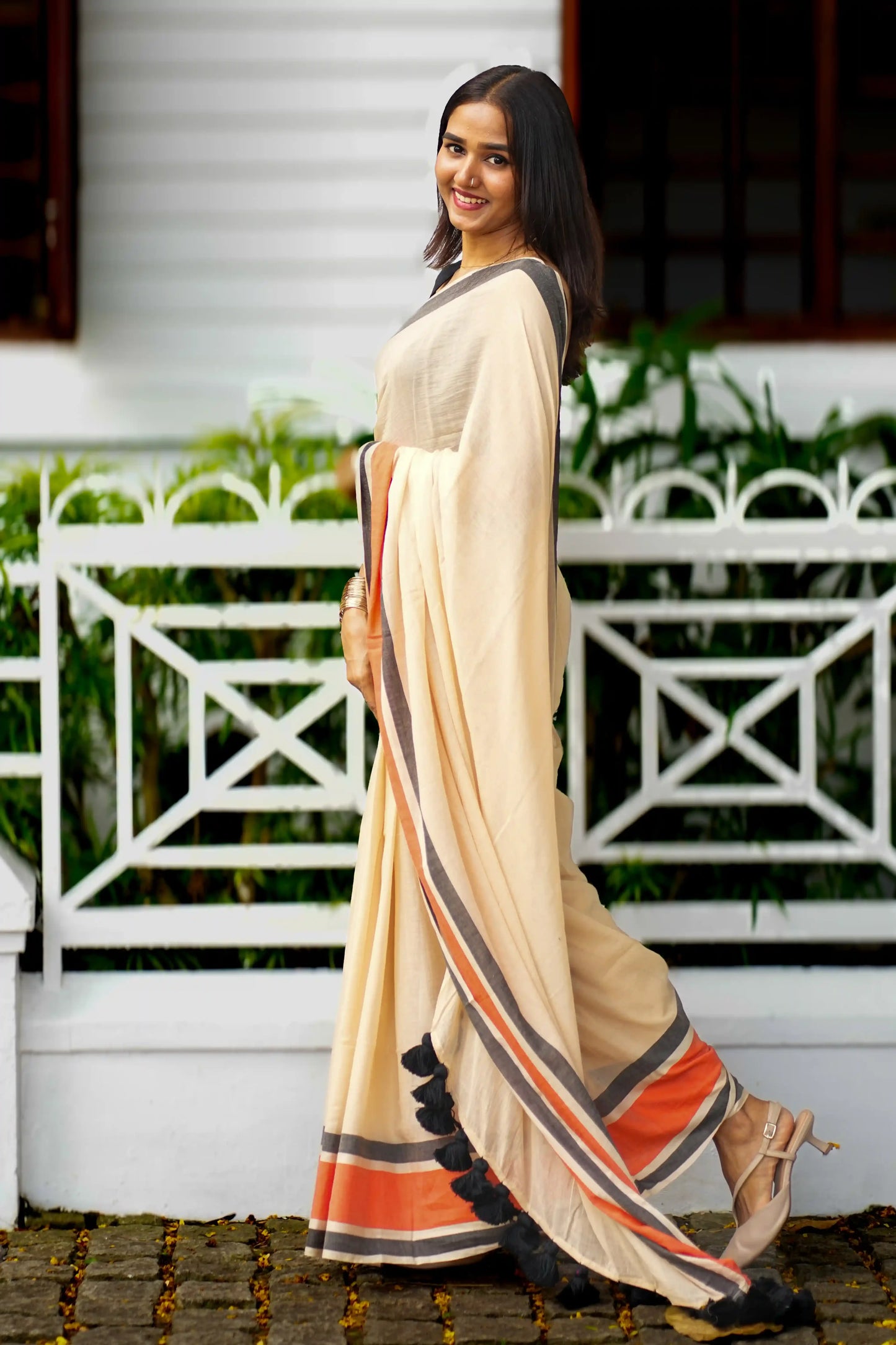 Urban Ember Cotton Zari Saree