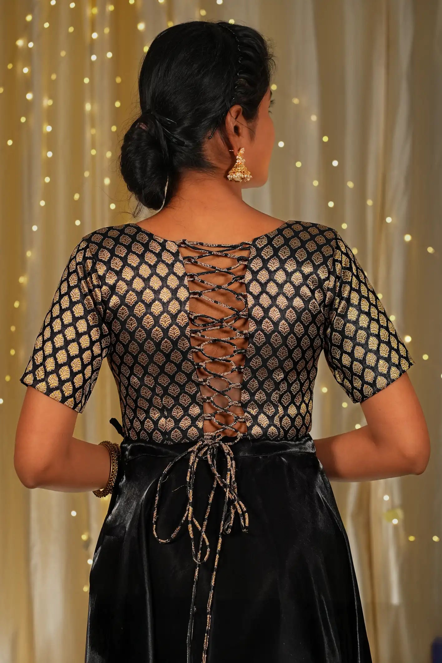 Ekon Elite Tie up Back Knot Blouse