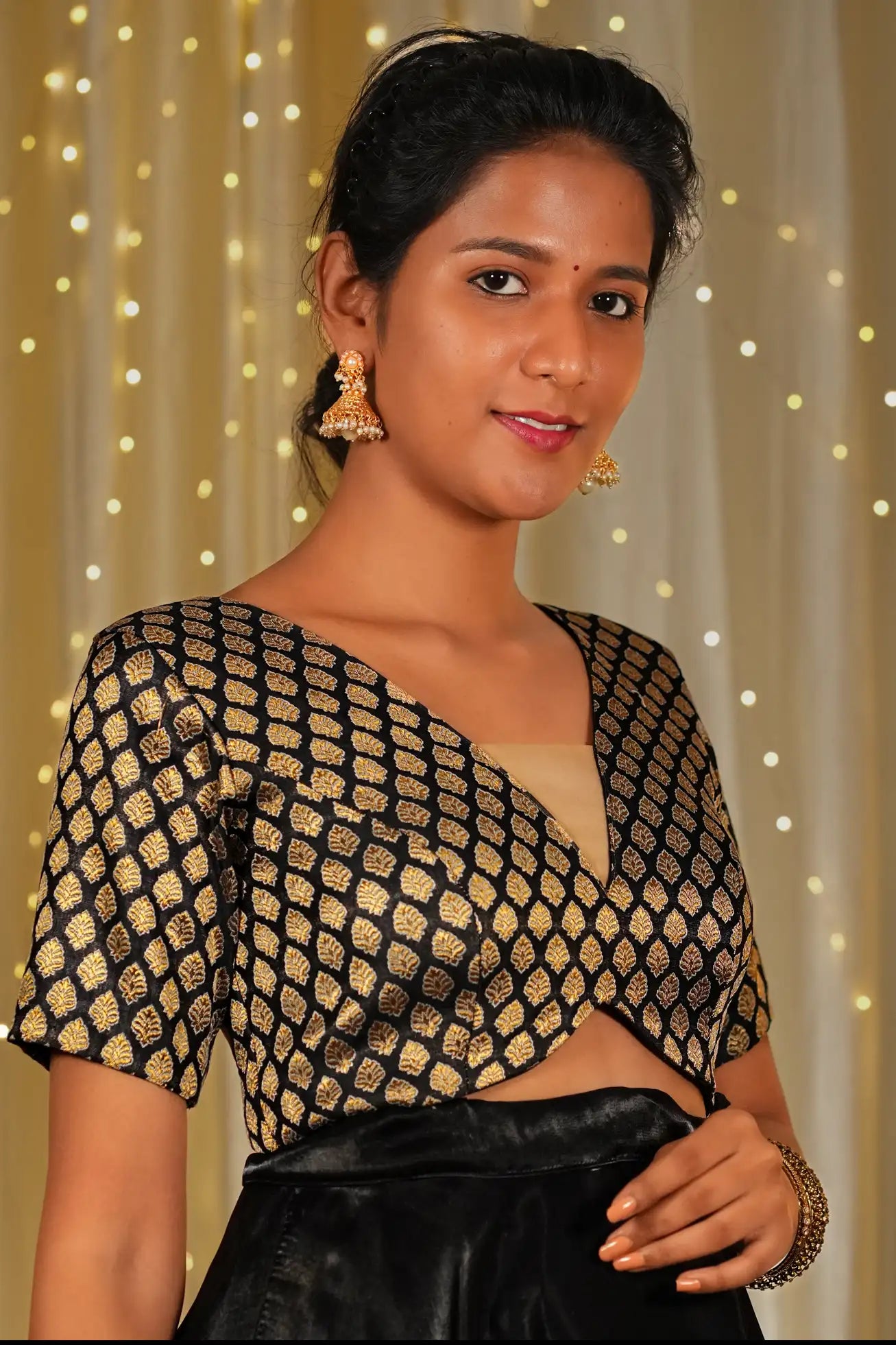 Ekon Elite Tie up Back Knot Blouse