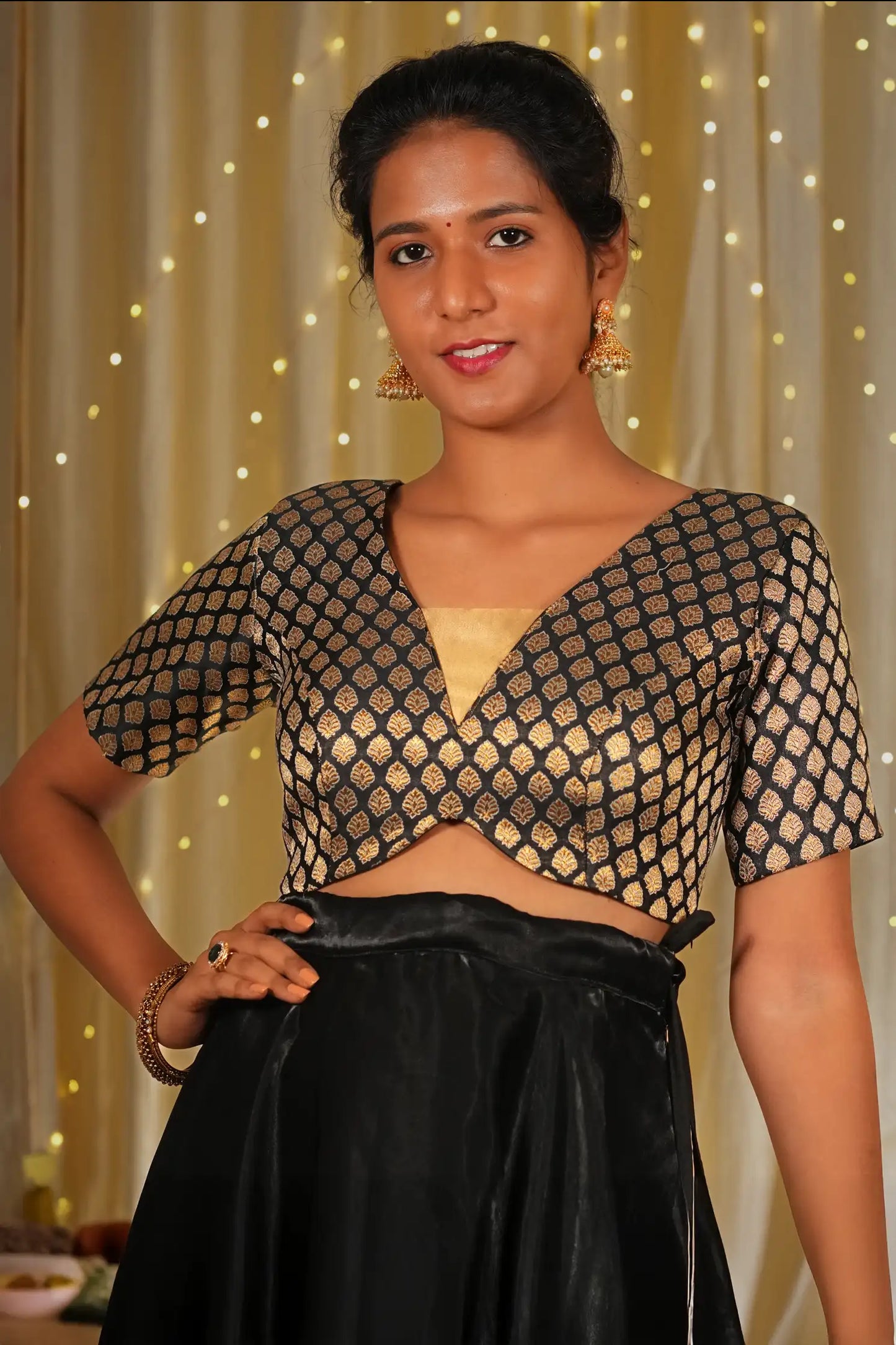 Ekon Elite Tie up Back Knot Blouse
