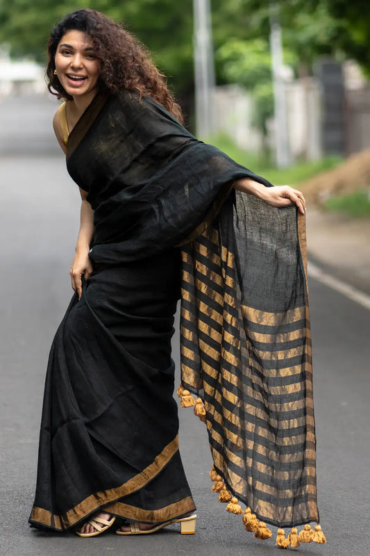 Ciara Linen Saree