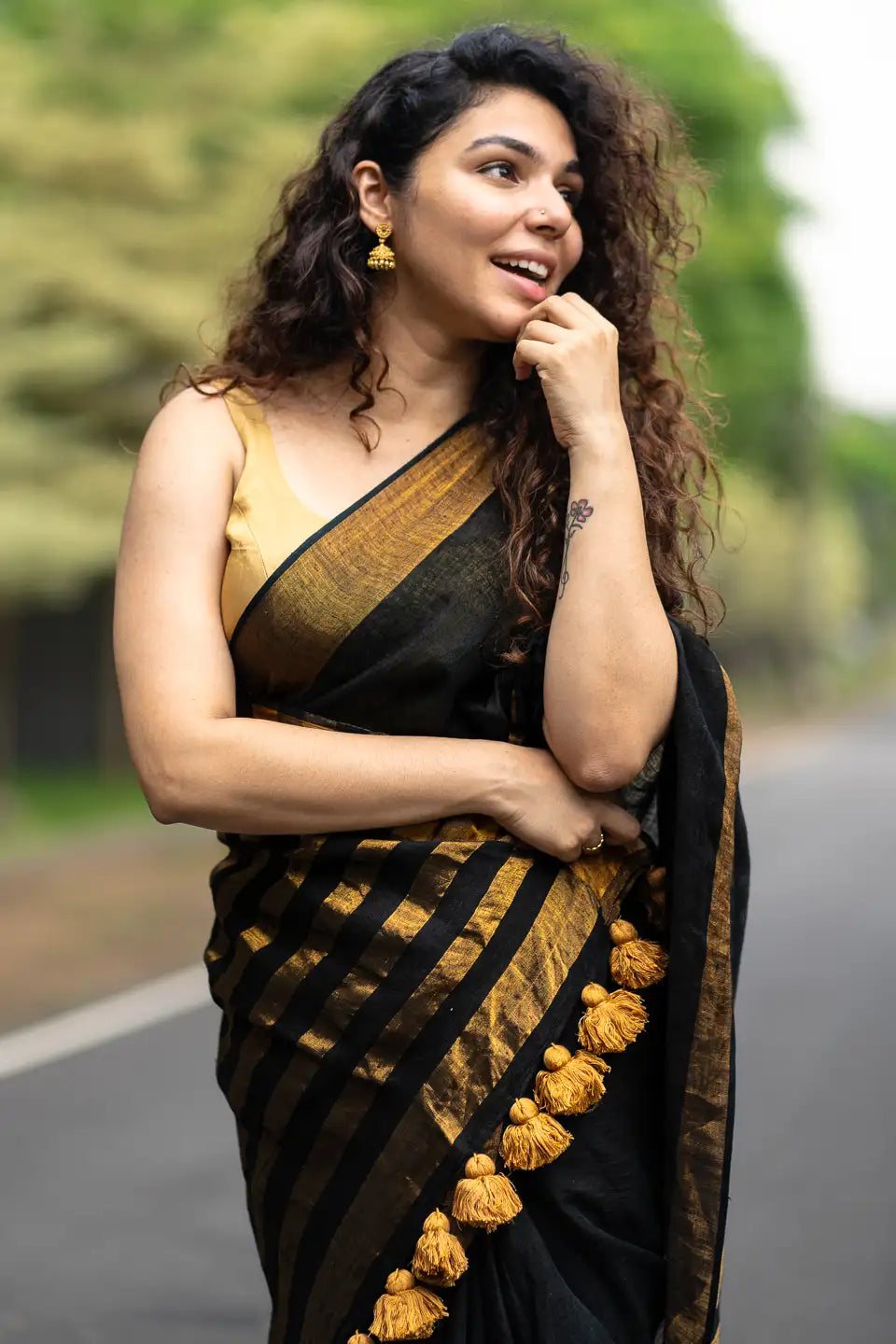 Ciara Linen Saree