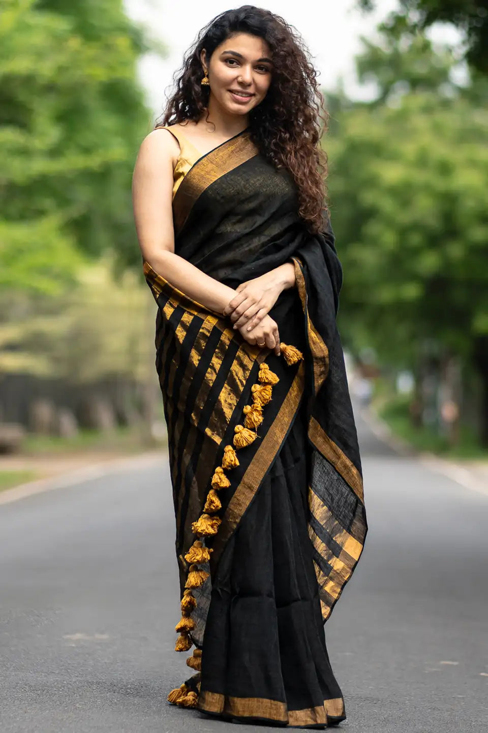 Ciara Linen Saree