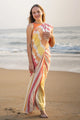 Blush Blossom Stripe Saree