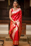 Marya Banarasi Silk Saree with Golden Zari