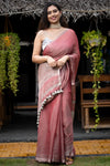 Soul Root Silver Tissue Silk Saree