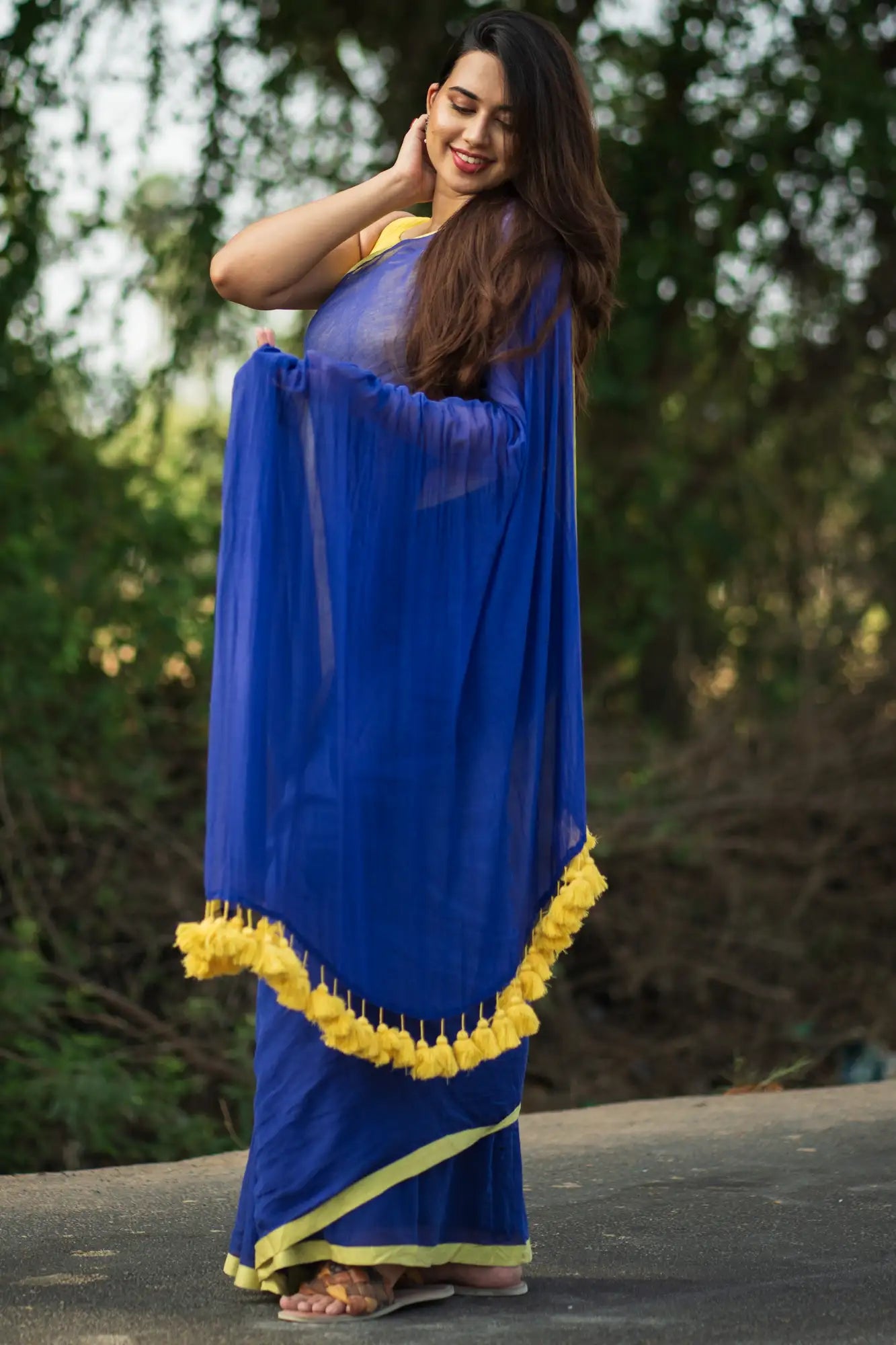 Twilight Border Saree