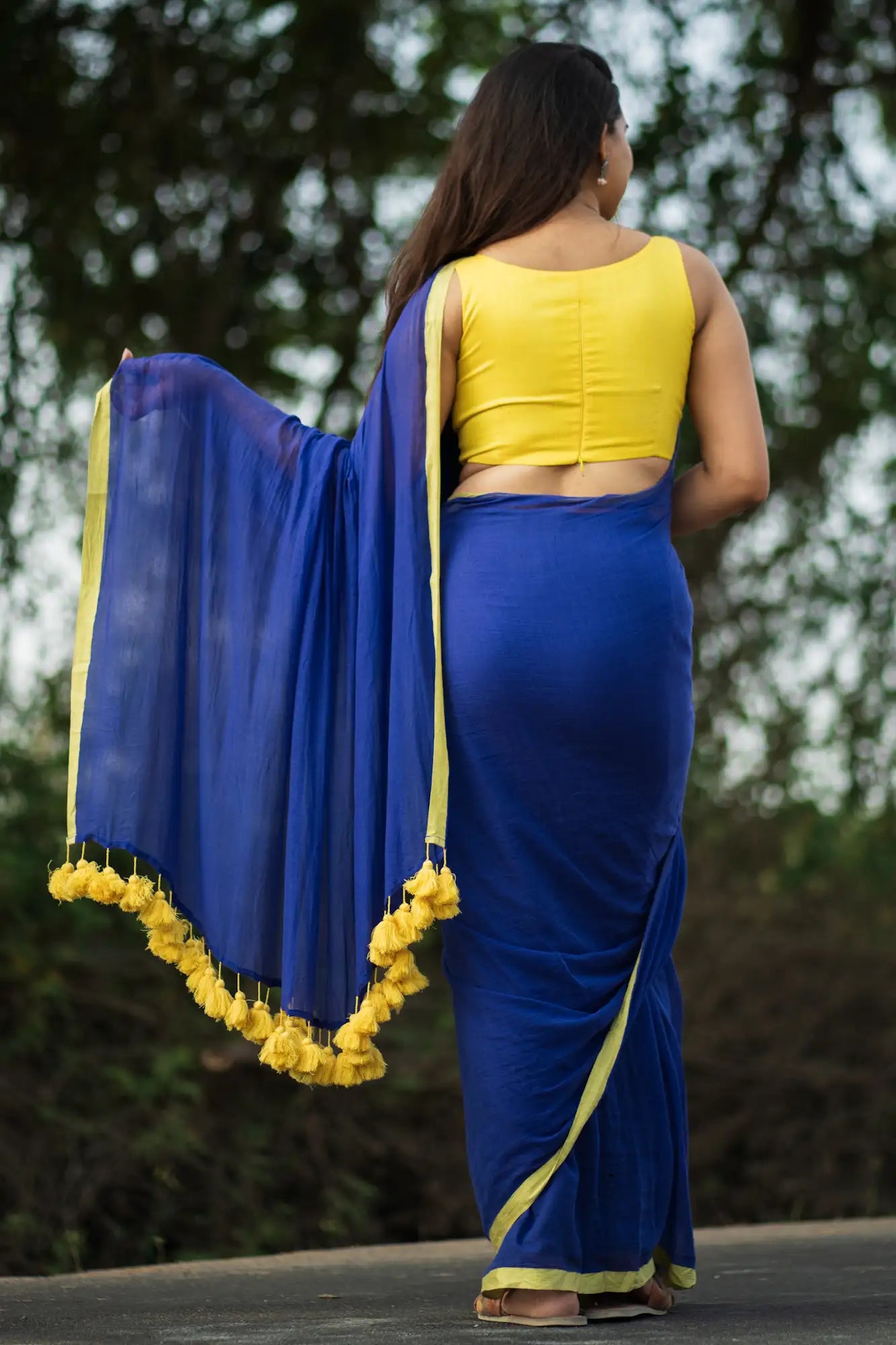 Twilight Border Saree