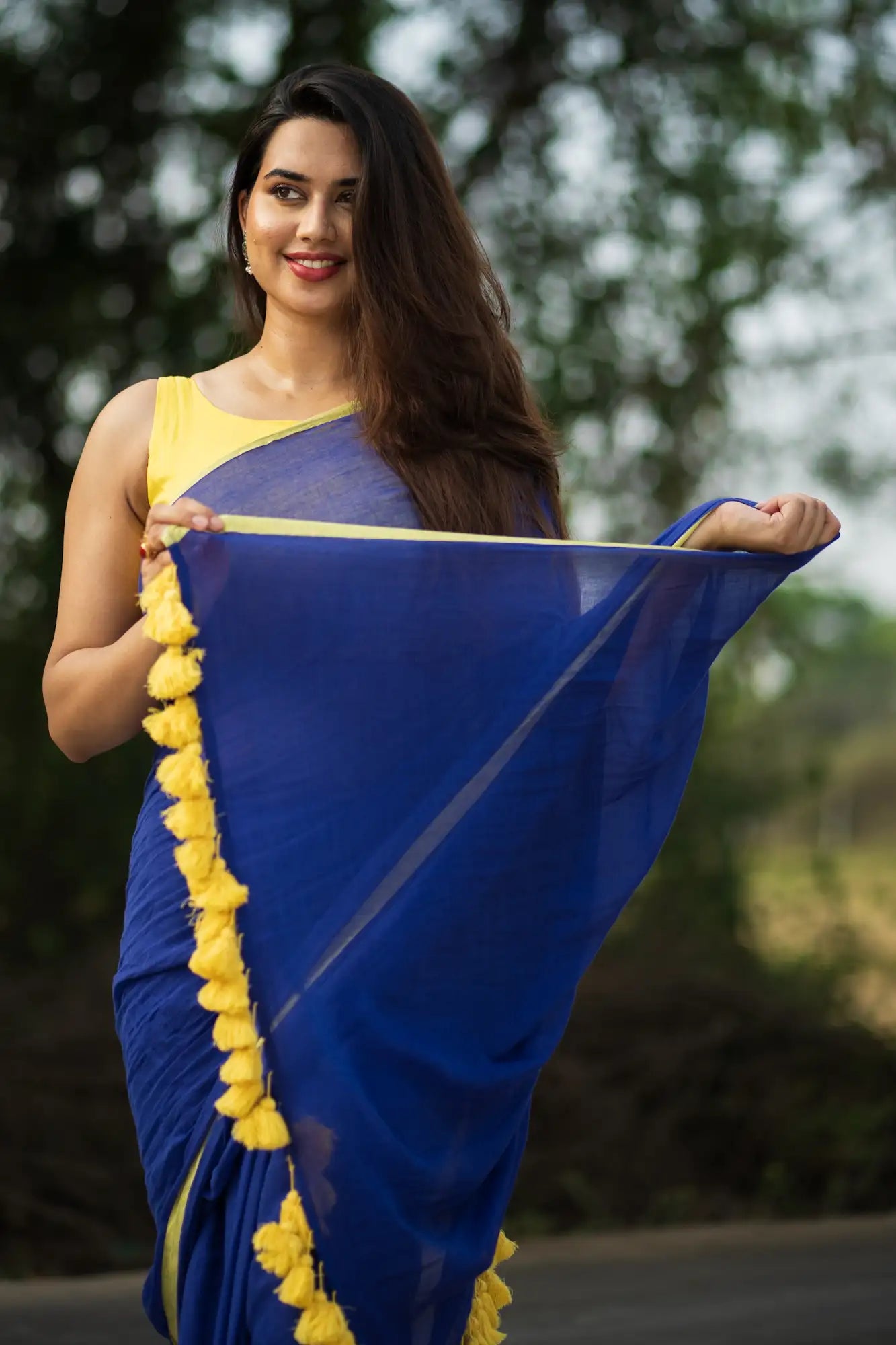 Twilight Border Saree