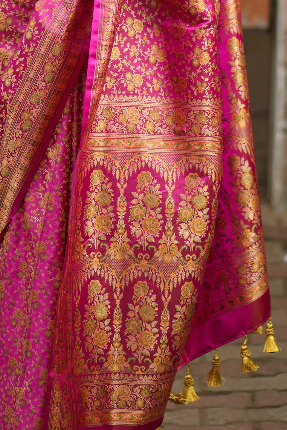 Pamposh Jamawar Banarasi Silk Saree