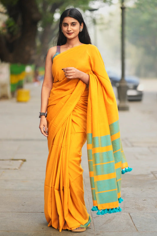 Real Utopia Acrylic Cotton Saree