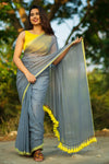 Echo of the Past Border Saree