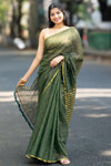 Meadow Walk Checks Cotton Saree