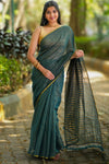 Dreamy Chords Cotton Checks Saree