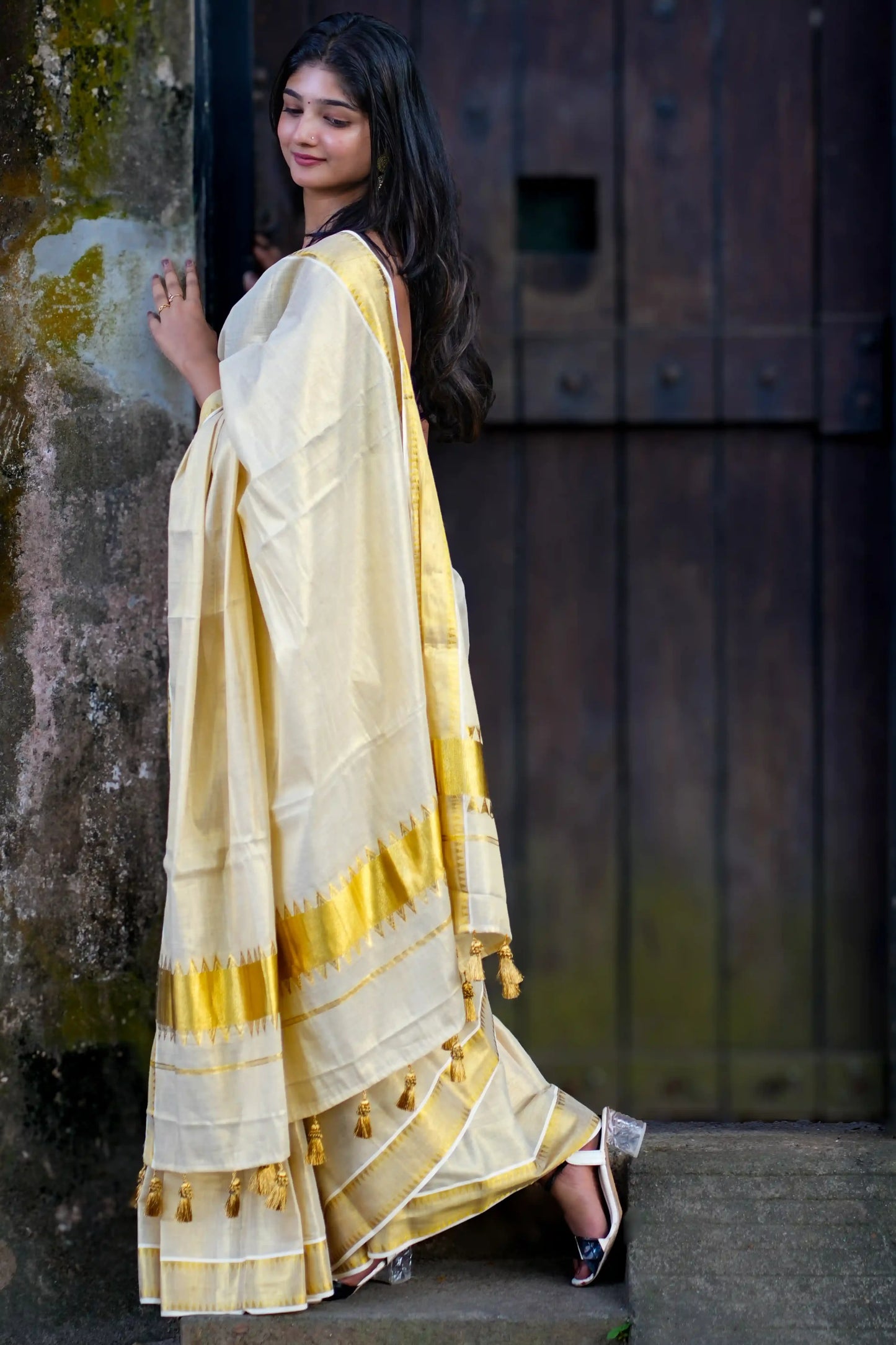 Vipanji Kerala Kasavu Saree