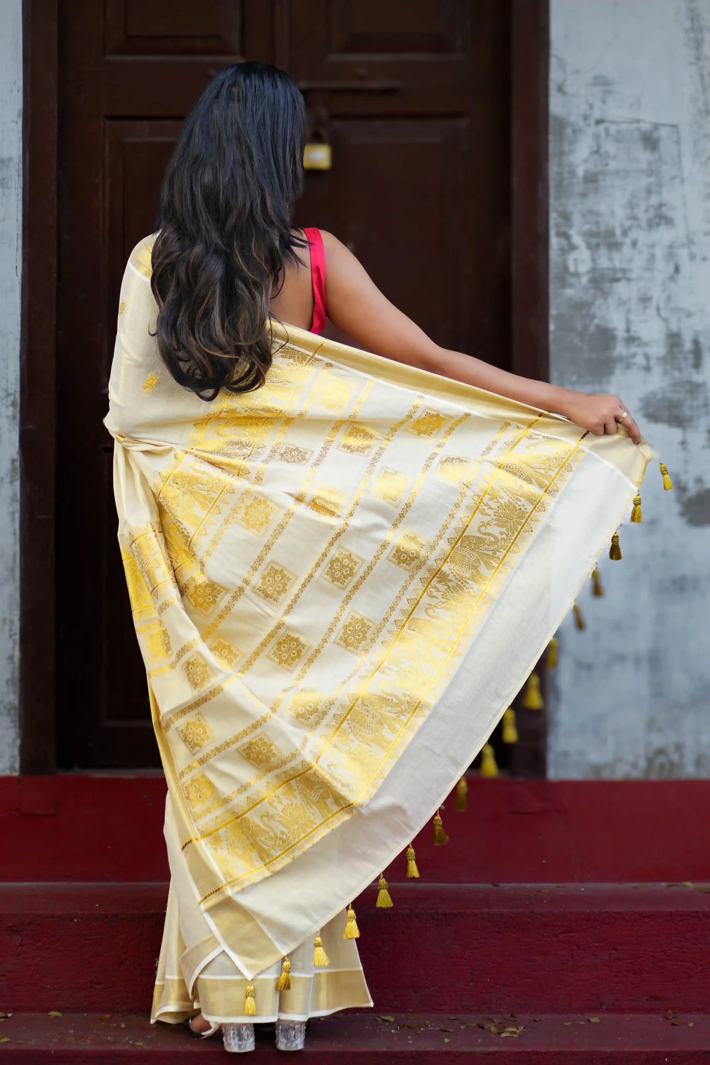 Karnaki Aana Kerala Kasavu saree