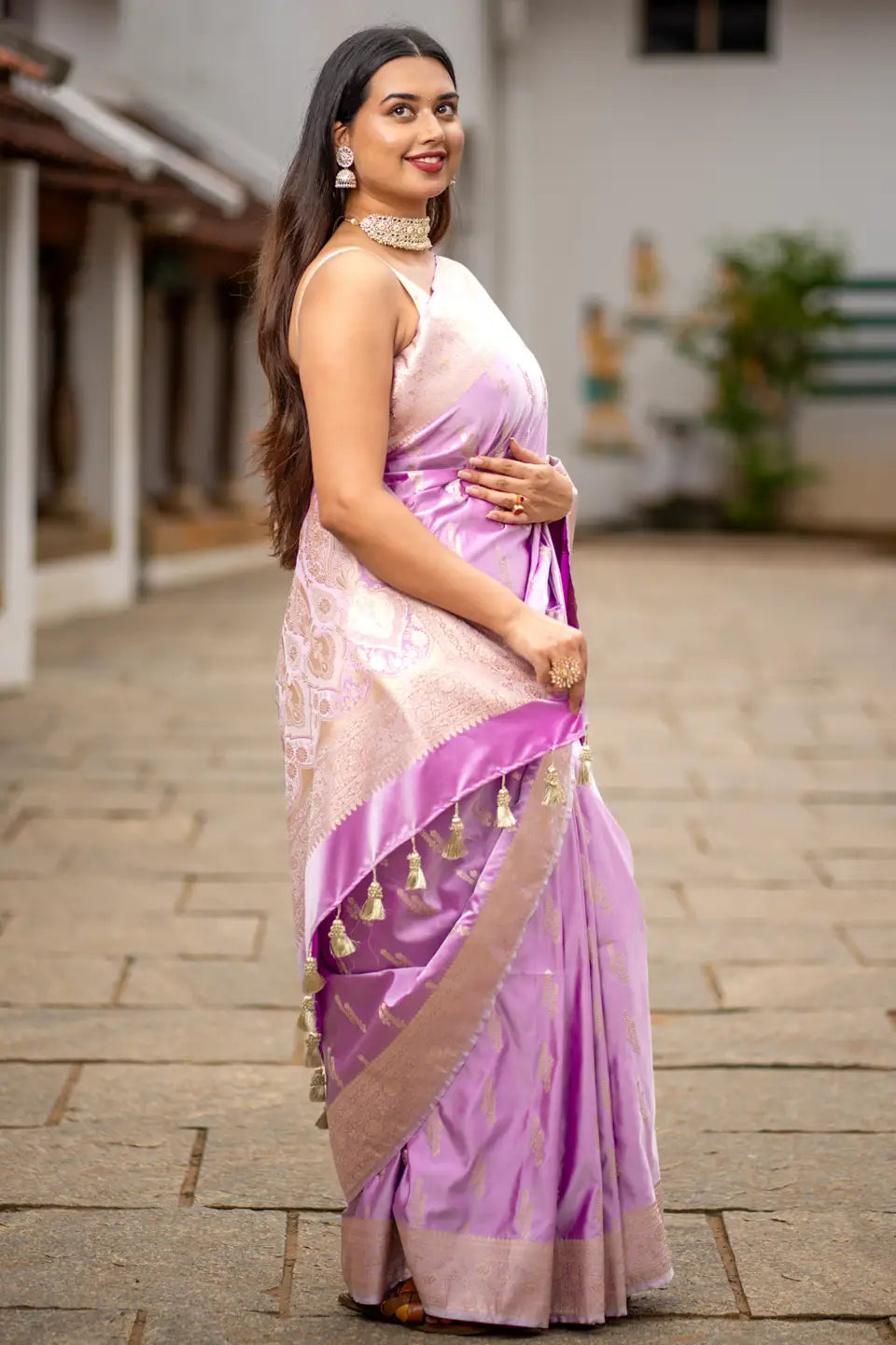 Lavender-Color-Mashru-Banarasi-Silk-Saree-With-Silver-Zari-I-Love-Sarees