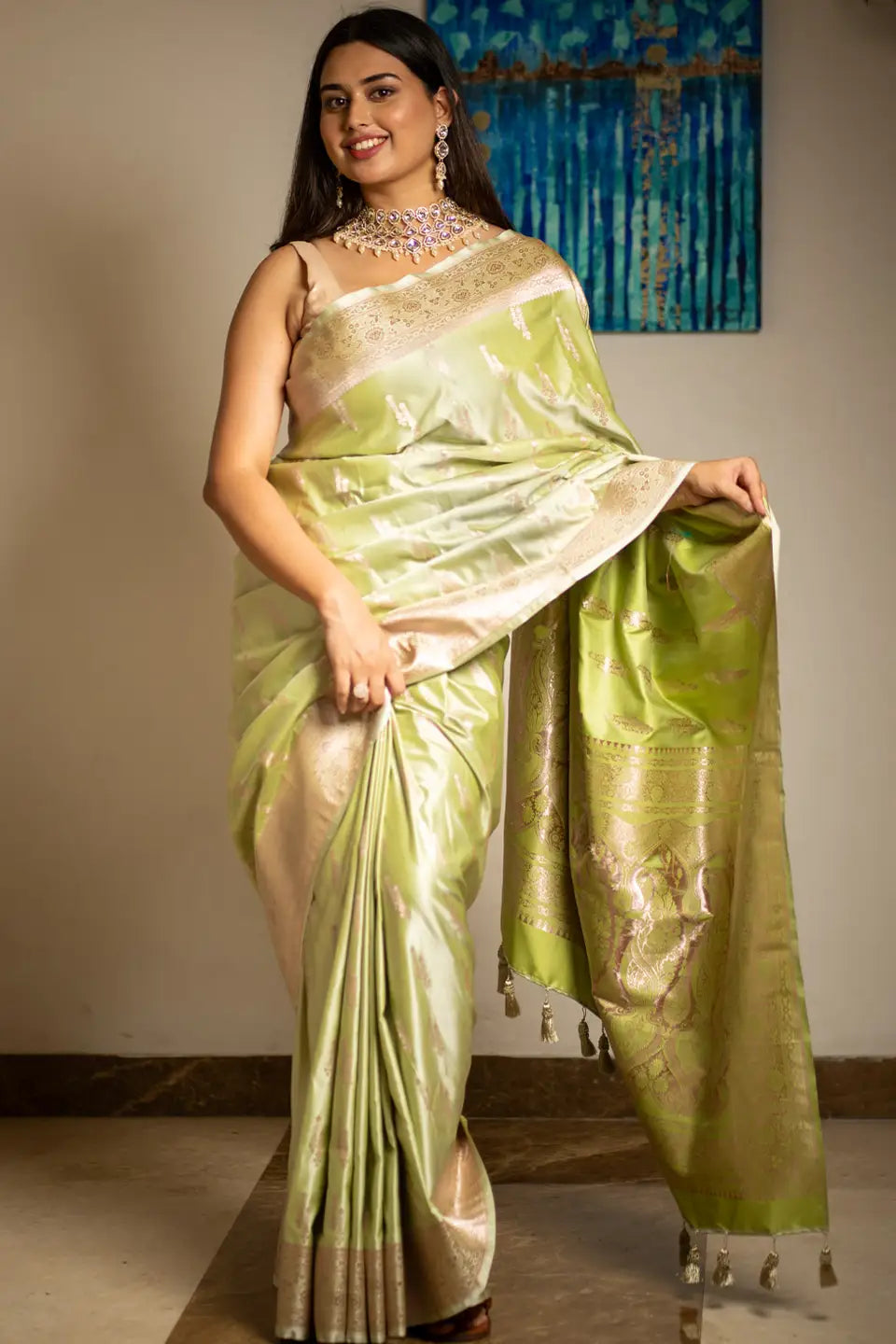 Nurturer's Choice Mashru Banarasi Silk Saree