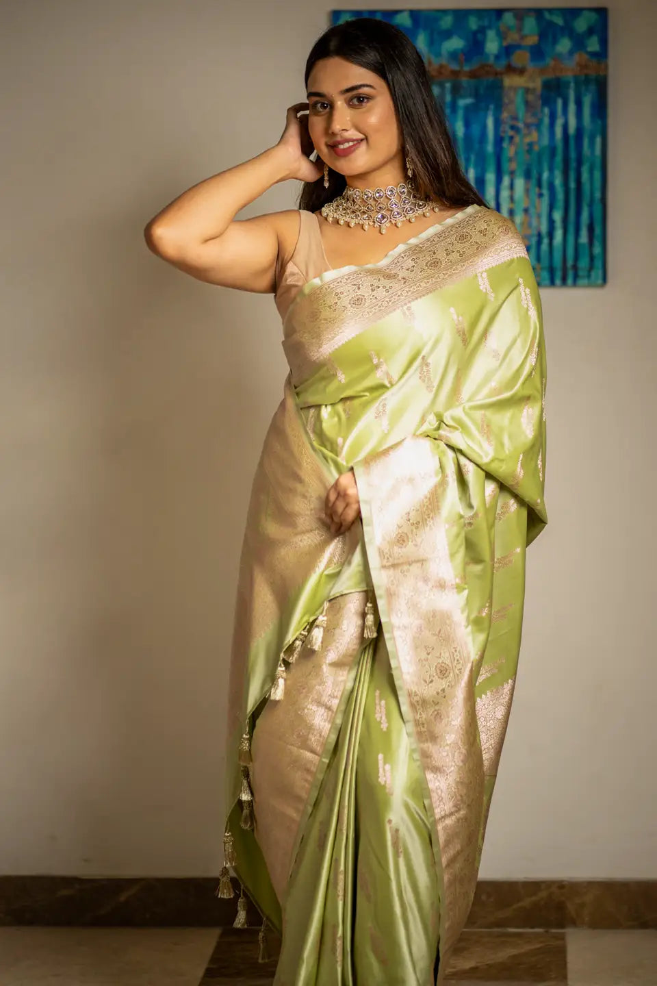 Nurturer's Choice Mashru Banarasi Silk Saree