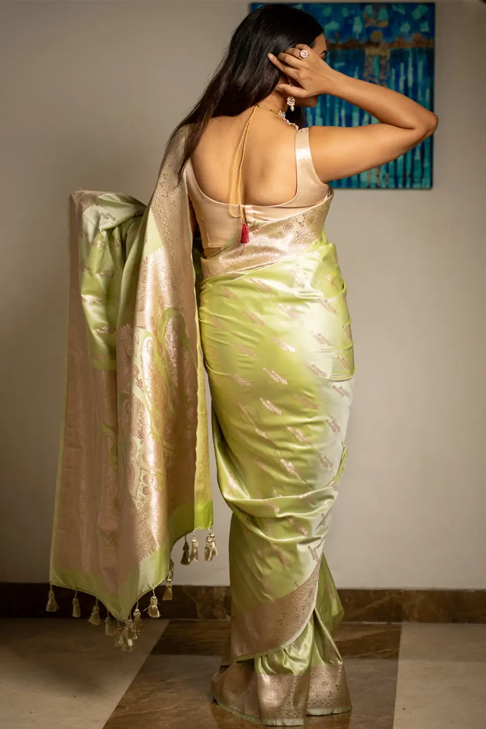 Nurturer's Choice Mashru Banarasi Silk Saree