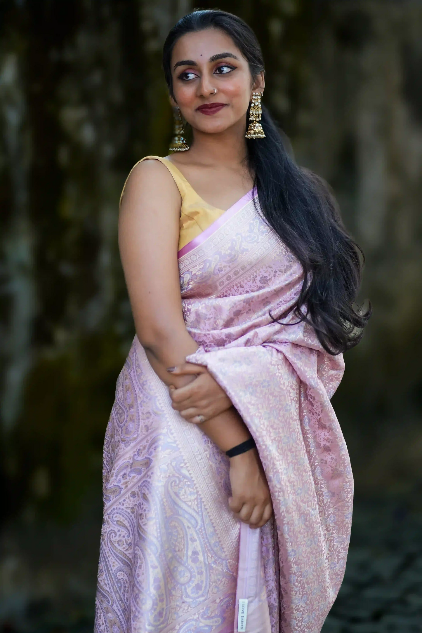 Lavanya Lilac Pure Banarasi Silk Saree