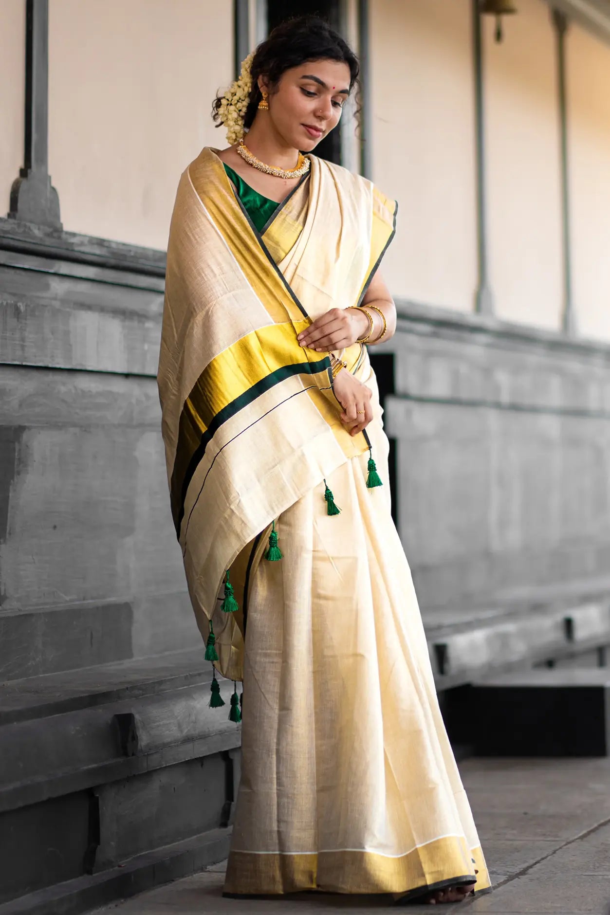 Maathangi Kerala Kasavu Saree