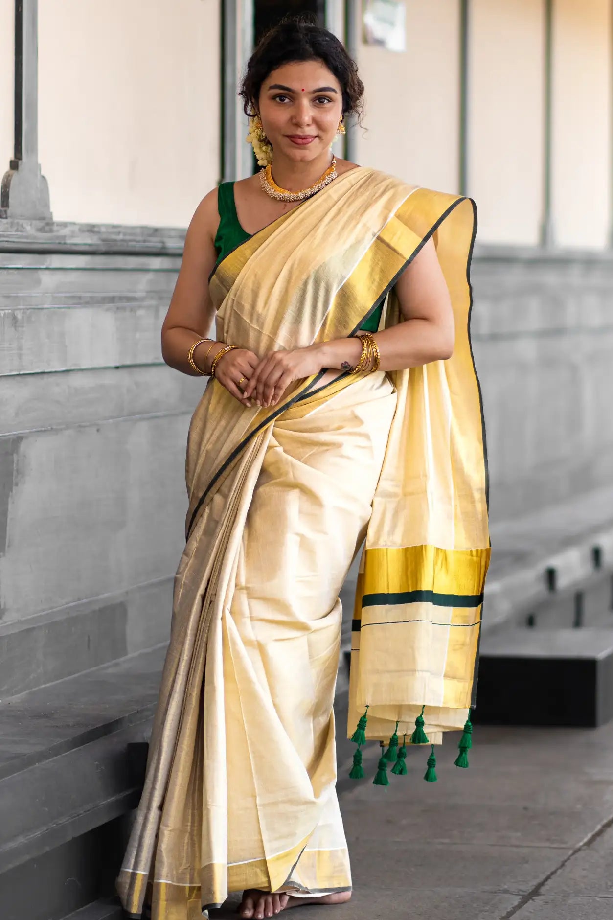 Maathangi Kerala Kasavu Saree