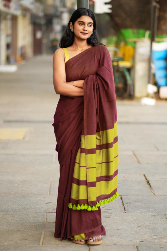 Miss Wonder Acrylic Cotton Saree