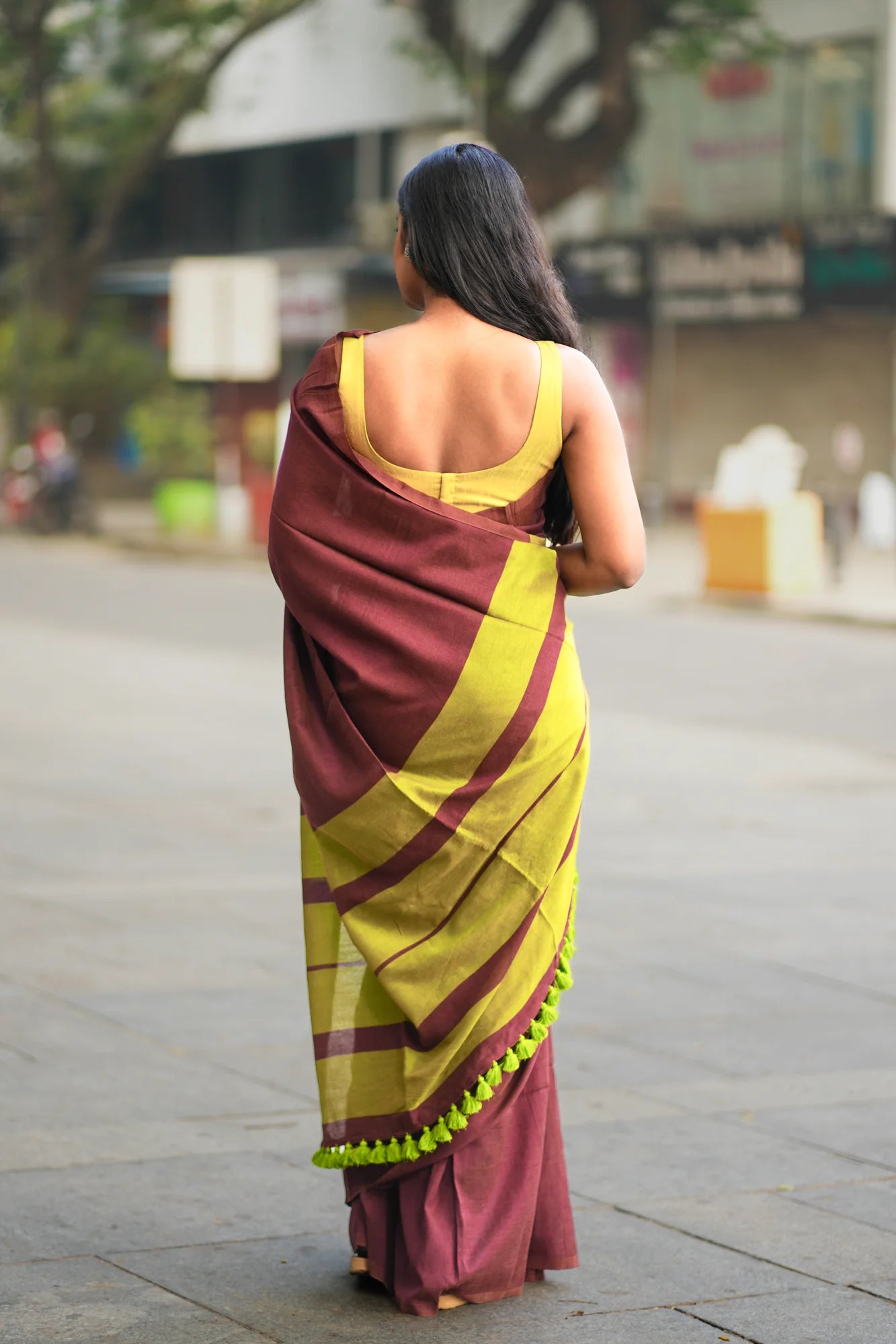 Miss Wonder Acrylic Cotton Saree