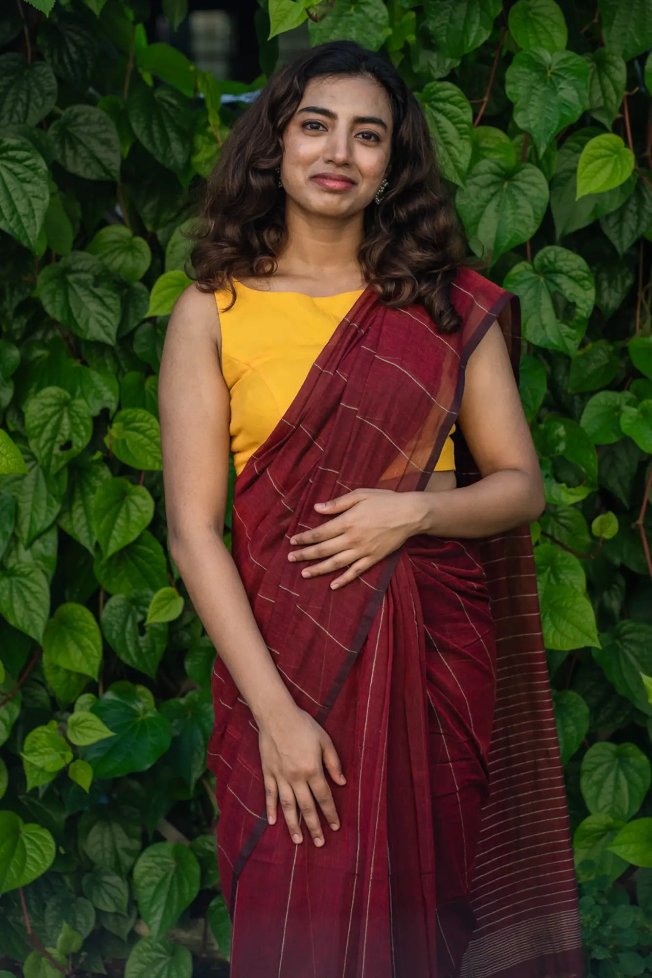 Dancing Ruby Khesh Cotton Saree