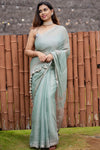 Journey of Soul Silver Zari Tissue Saree