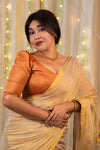 Agrahayana V-neck Blouse for Saree