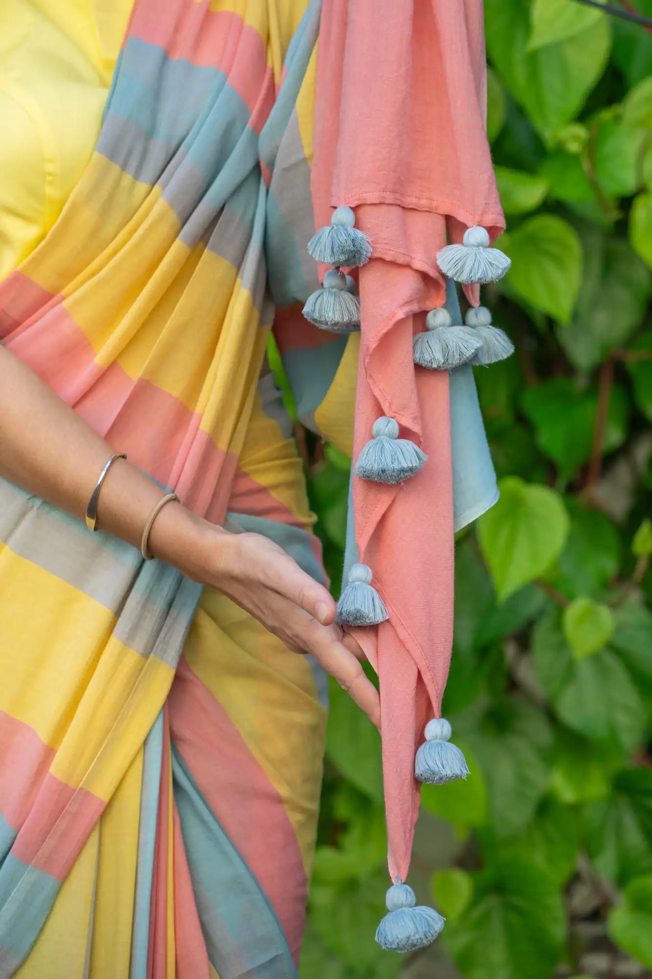 Dreamy Dashes Stripe Saree