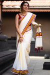 Nisheedhini Kerala Kasavu Saree