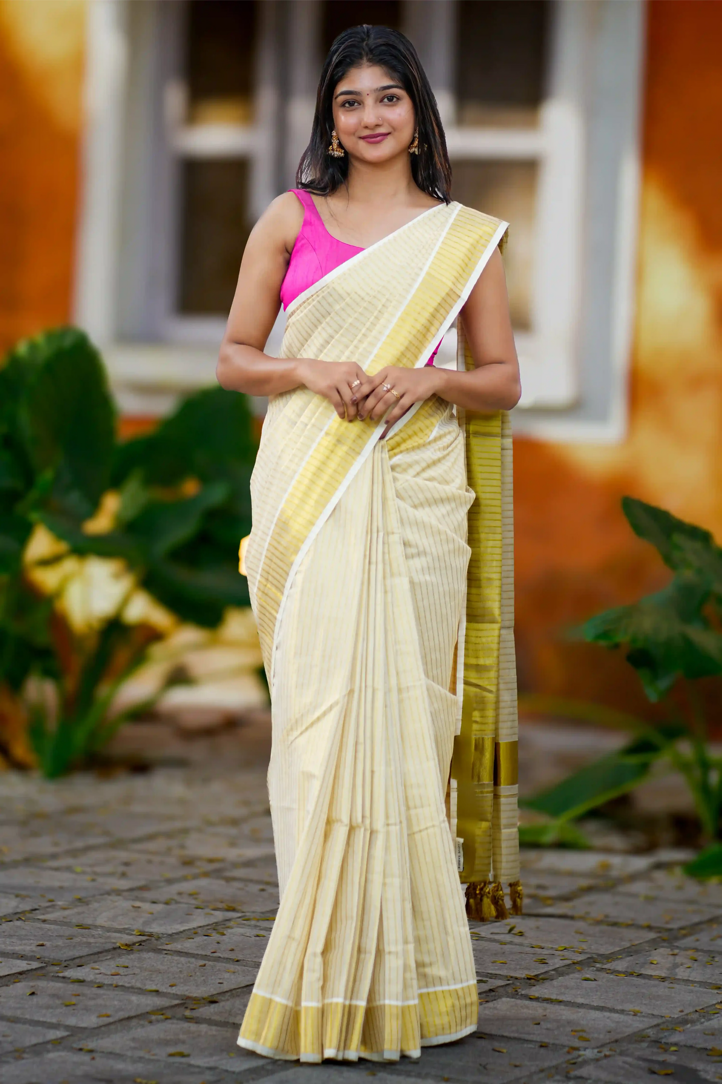 Pournami Kerala Kasavu Saree