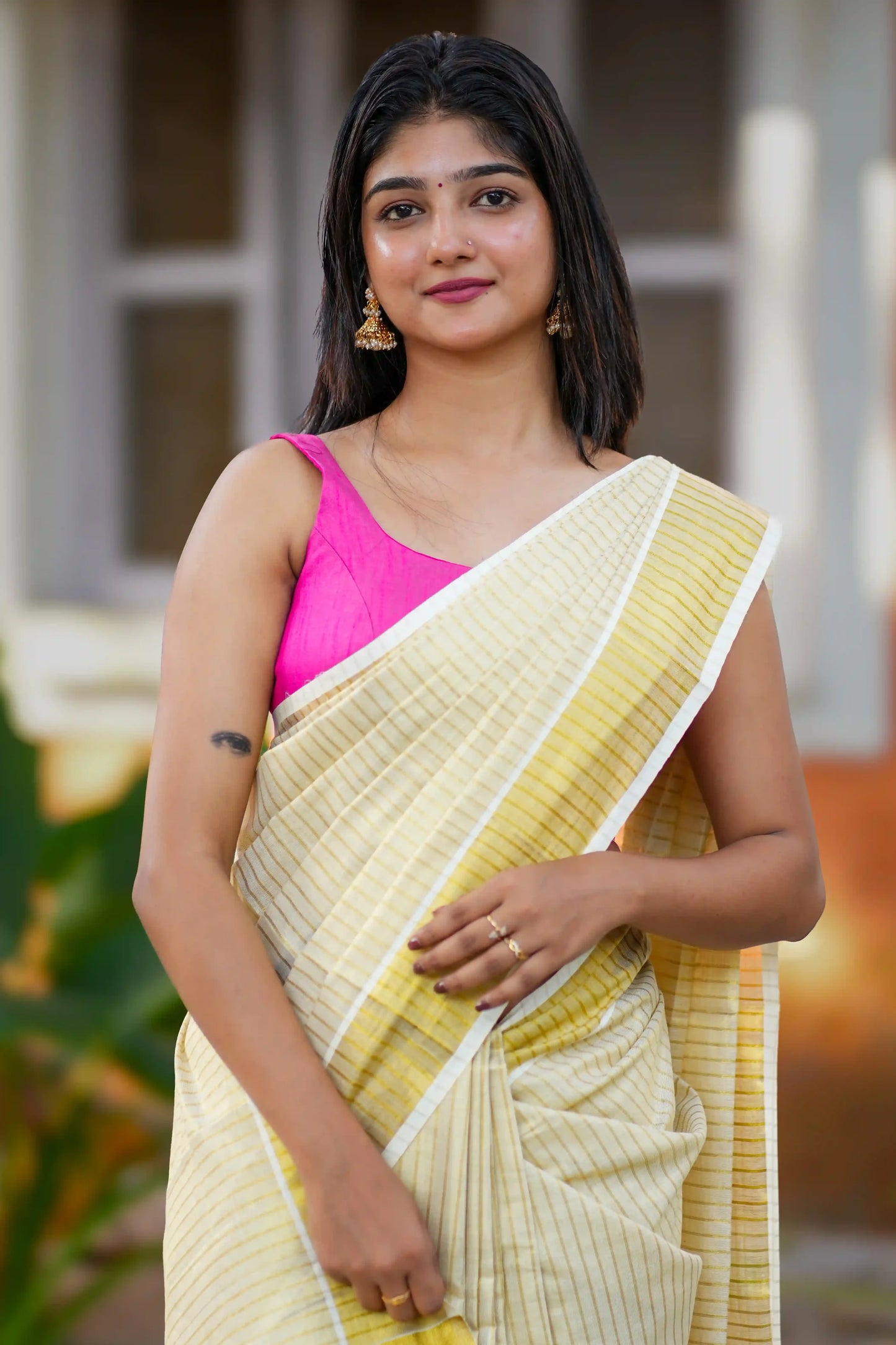 Pournami Kerala Kasavu Saree