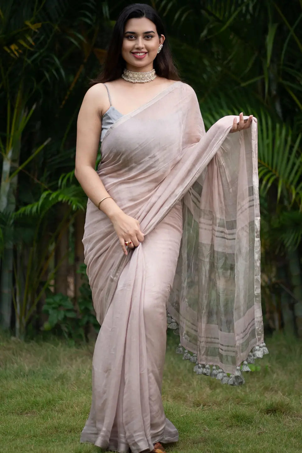 Pastel-Coral-Pink-With-Silver-Zari-I-Love-Sarees