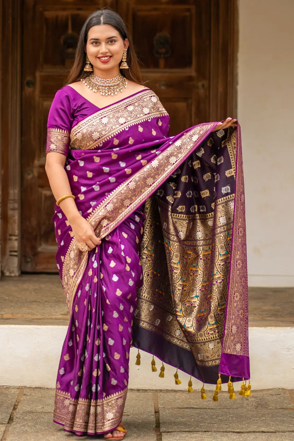 Satara Pure Banarasi Silk Saree