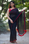 Nightfall Border Saree