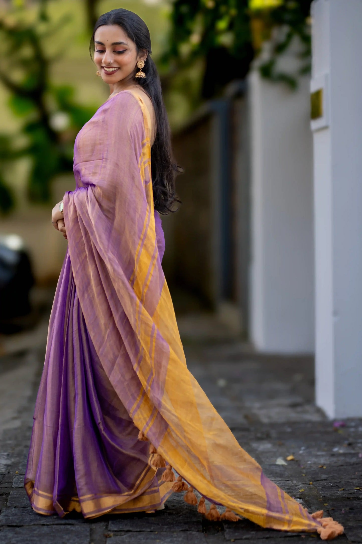 Elaris Emerald Blue Banarasi Silk Saree