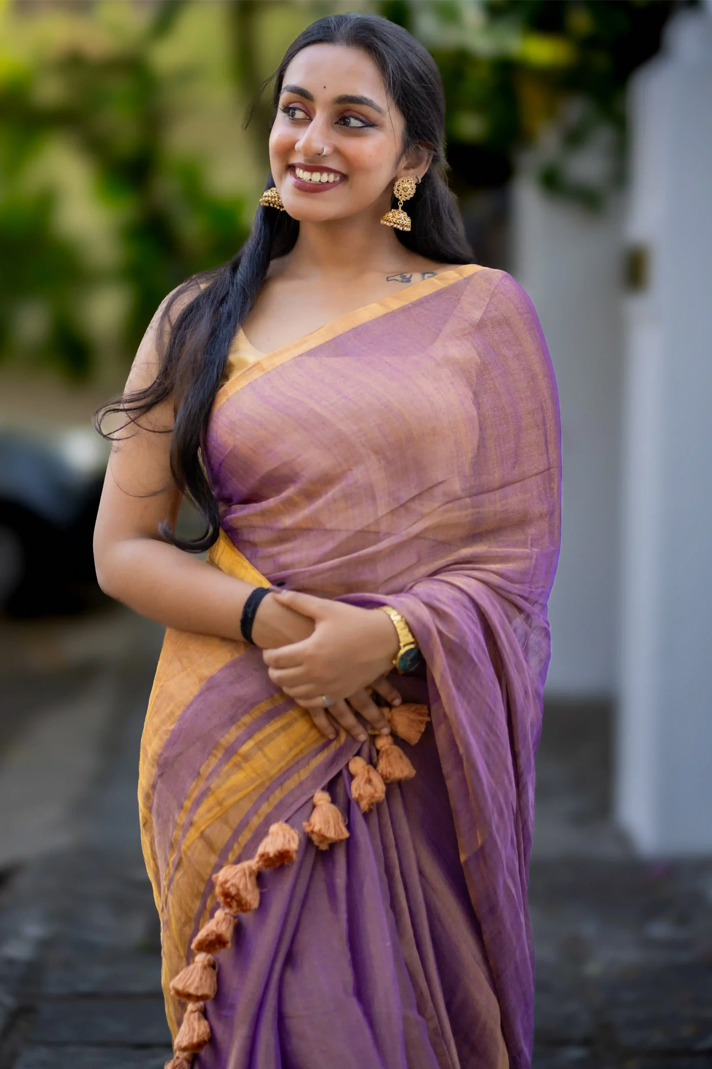 Elaris Emerald Blue Banarasi Silk Saree