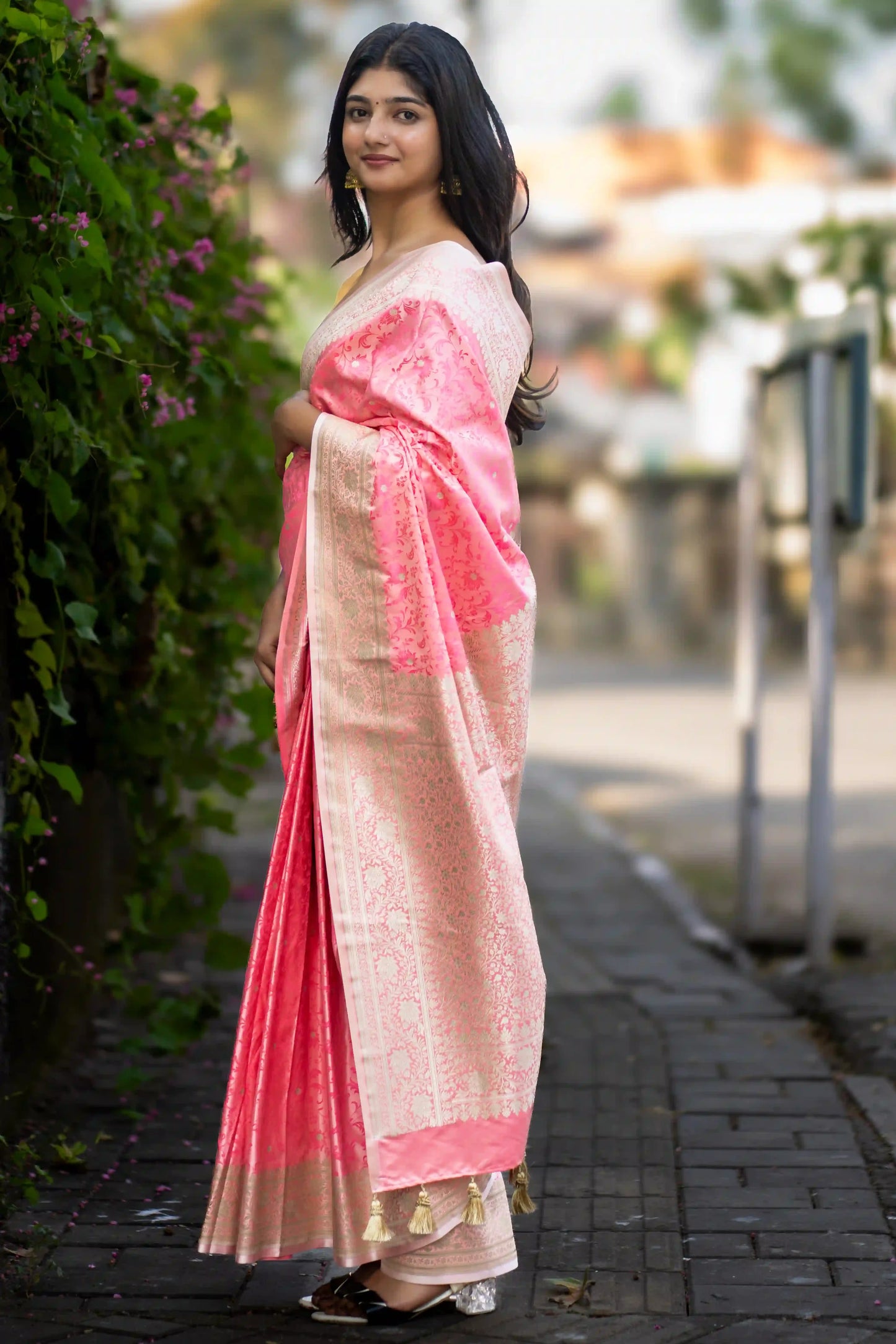 Rosé Vanya Banarasi Silk Saree