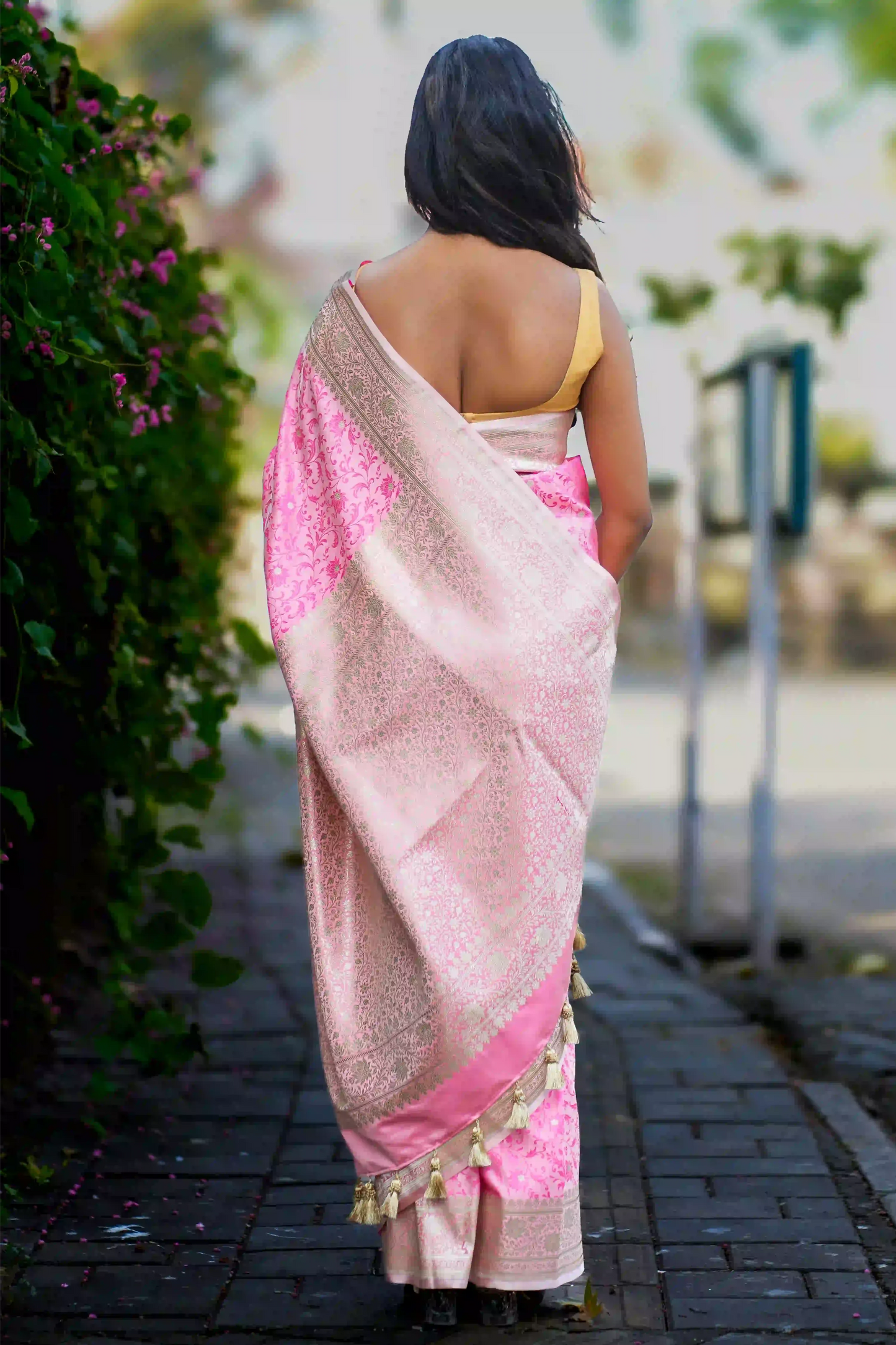 Rosé Vanya Banarasi Silk Saree
